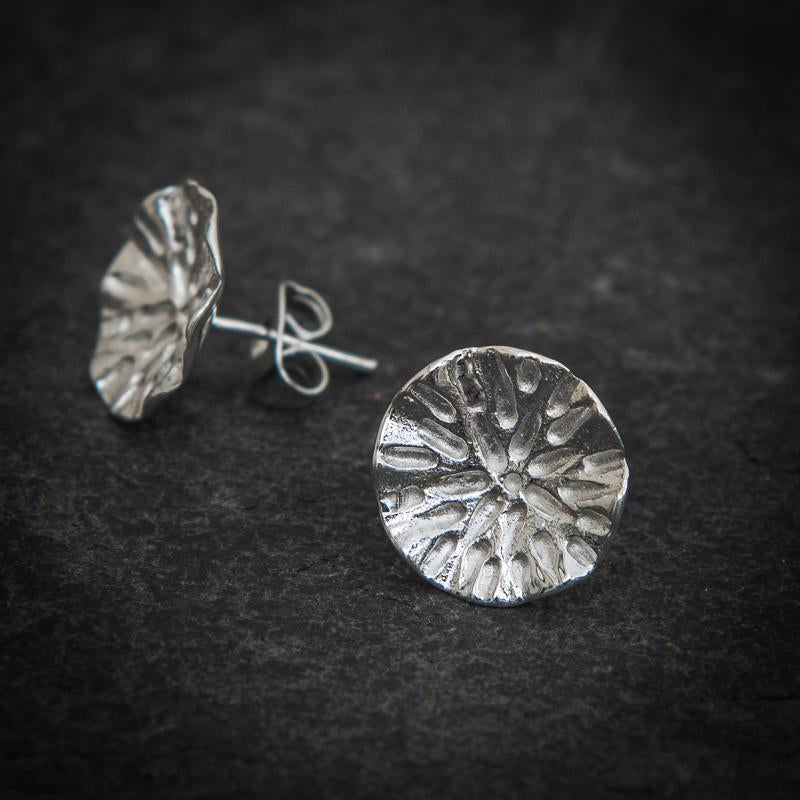 Organic Circle Stud Earrings - Beyond Biasa