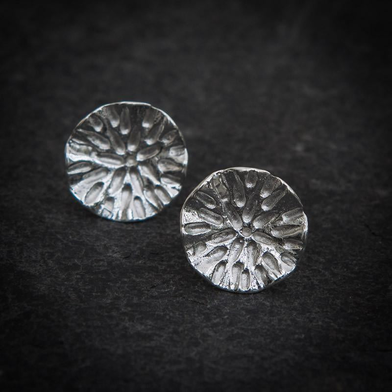 Organic Circle Stud Earrings - Beyond Biasa