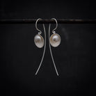 Freshwater Pearl Long Hook Earrings - Beyond Biasa