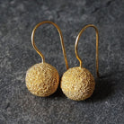 Granulation Ball Drop Earrings - Beyond Biasa