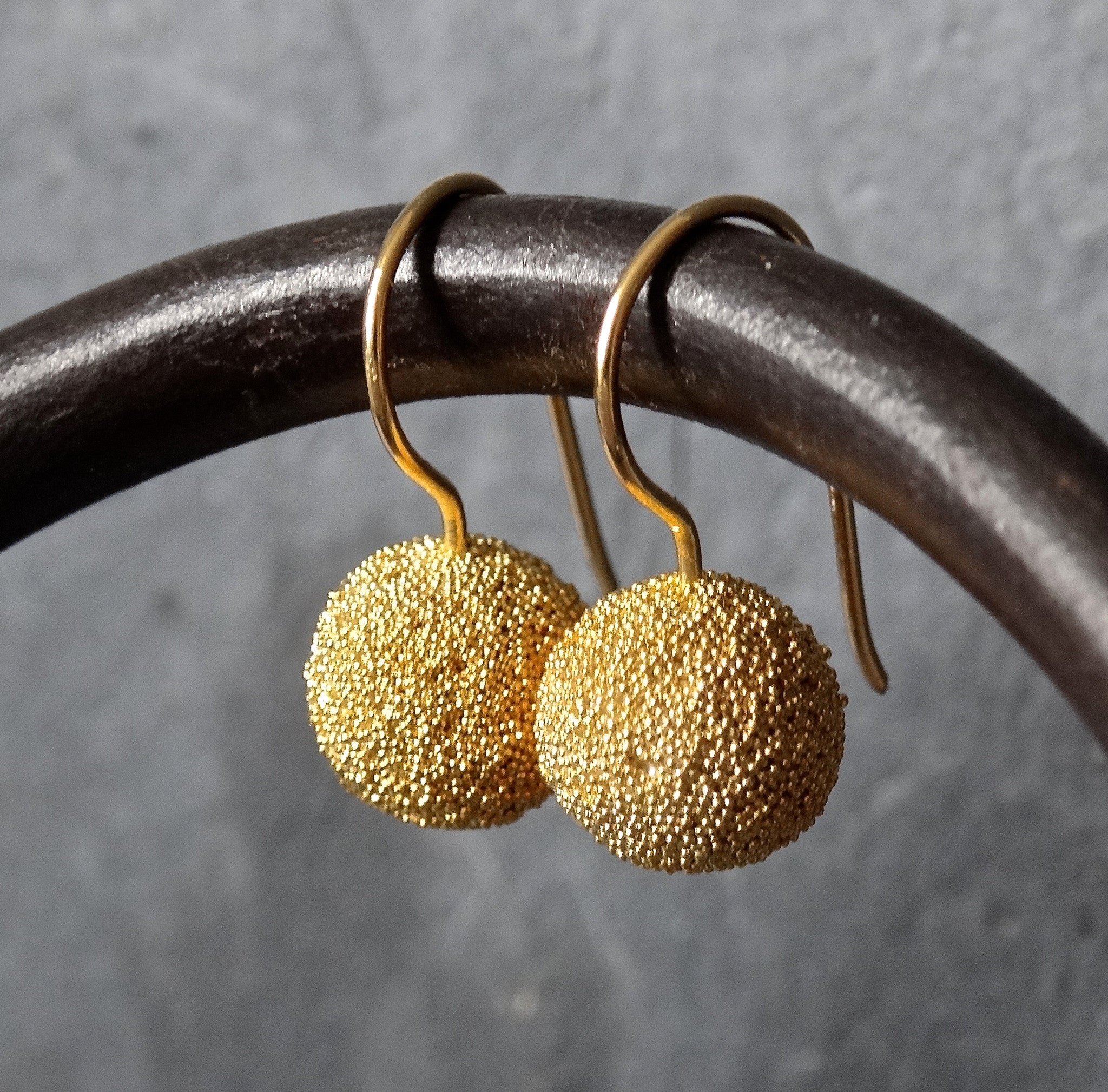 Granulation Ball Drop Earrings - Beyond Biasa