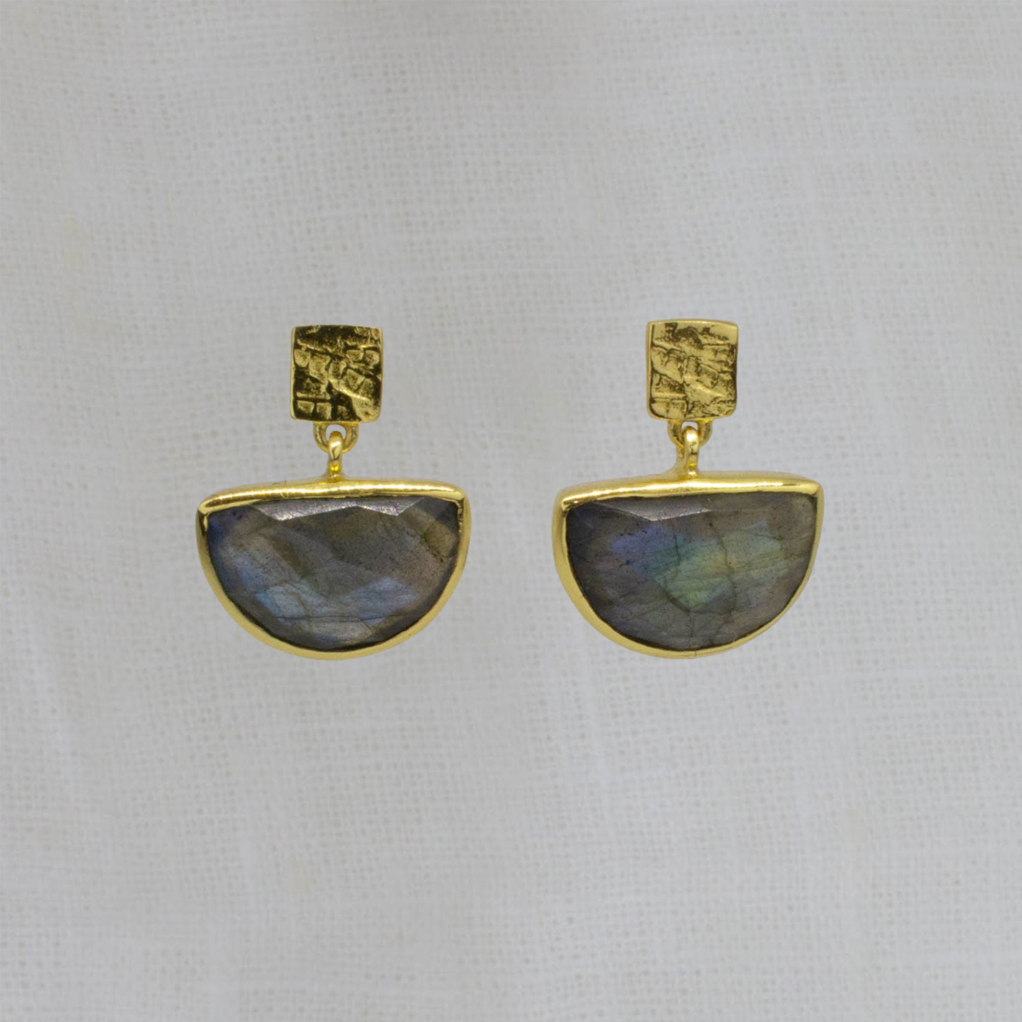 Stud Earrings Best Statement Earrings 2018 Hammered Gold And