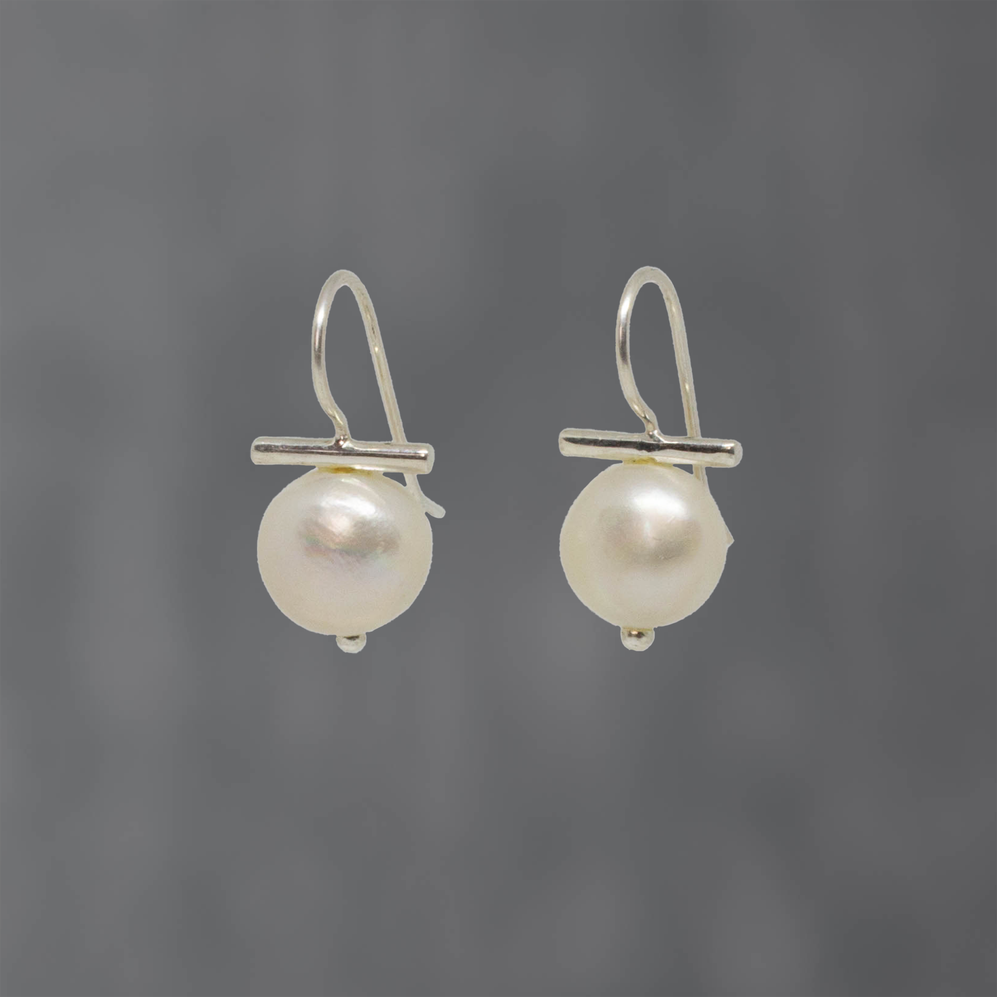 Modern Irregular Freshwater Pearl Bar Drop Earrings – Beyond Biasa