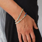 Amazonite and Mixed Metals Bracelet - Beyond Biasa