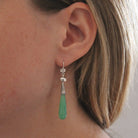 Chrysoprase and Granulation Earrings - Beyond Biasa