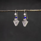 Silver Granulation Triangle Earrings - Beyond Biasa