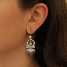 Silver Tuareg and Gemstone Earrings - Beyond Biasa