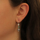 Silver and Copper Bali Granulation Earrings - Beyond Biasa