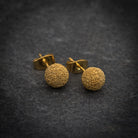 Granulation Ball Stud Earrings - Beyond Biasa