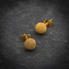 Granulation Ball Stud Earrings - Beyond Biasa