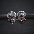 Bali Gemstone Stud Earrings - Beyond Biasa