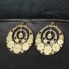 Gold Vermeil Super Large Filigree Circular Earrings - Beyond Biasa