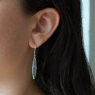 Oxidised Sterling Silver Balinese Drop Earrings - Beyond Biasa