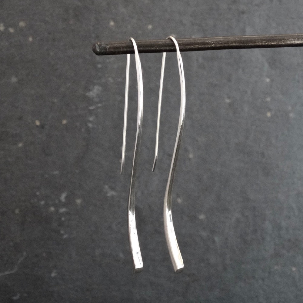 Sterling Silver 'Flick' Earrings - Beyond Biasa