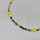 Sapphire and Gold Beaded Bracelet - Beyond Biasa