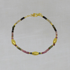 Tourmaline and Gold Beaded Bracelet - Beyond Biasa