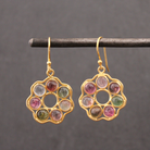 Tourmaline and Gold Vermeil Drop Earrings - Beyond Biasa