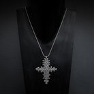 Sterling Silver Ethiopian Cross Pendant and Chain - Beyond Biasa