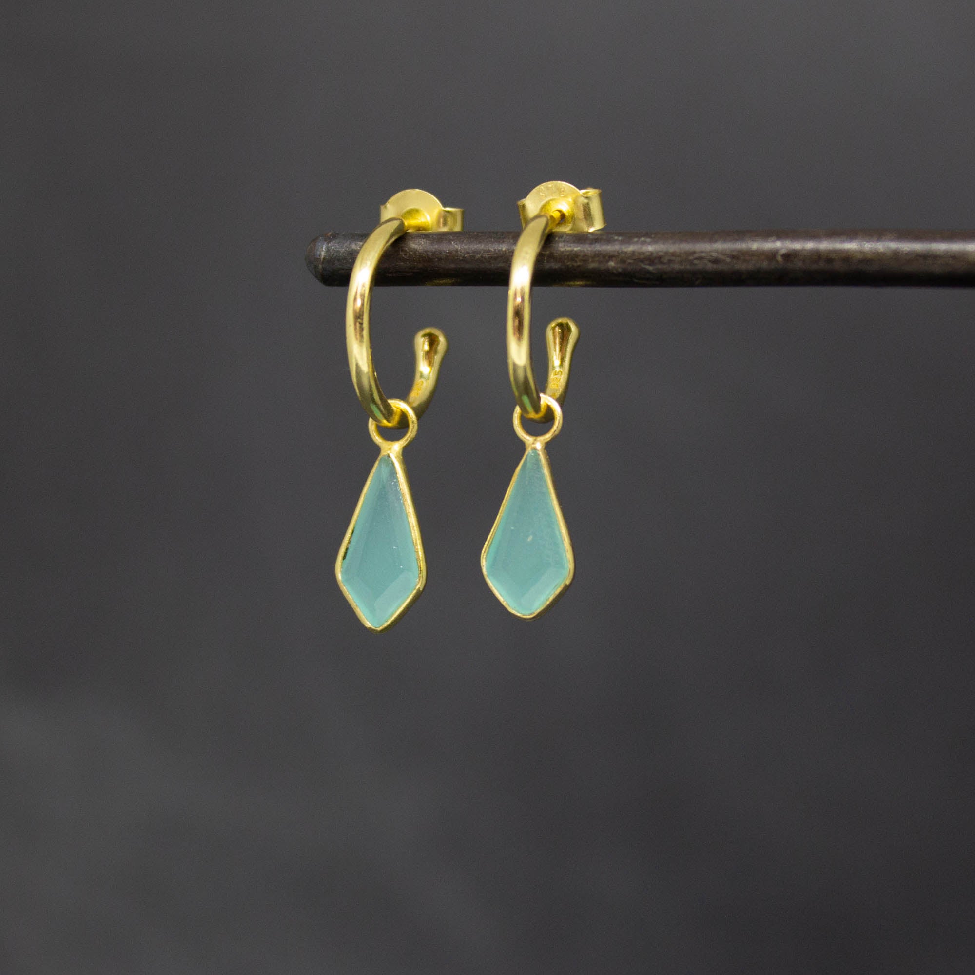 Gemstone Hoops Beyond Biasa
