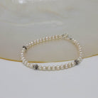 Freshwater Pearl and Silver Bracelet - Beyond Biasa