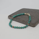 Turquoise and Silver Bracelet - Beyond Biasa