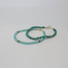 Turquoise and Silver Bracelet - Beyond Biasa