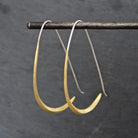 Mixed Metals Minimal Hoop Earrings - Beyond Biasa