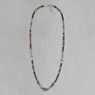 Mixed Metals and Gemstone Feature Bead Necklace - Beyond Biasa