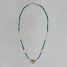 Silver and Gemstone Telsum Necklace - Beyond Biasa