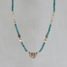 Silver and Gemstone Telsum Necklace - Beyond Biasa