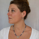 Silver and Gemstone Telsum Necklace - Beyond Biasa