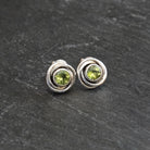 Silver Nest Gemstone Stud Earrings - Beyond Biasa
