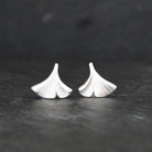 Sterling Silver Flower Petal Stud Earrings - Beyond Biasa