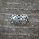 Sterling Silver Granulation Round Stud Earring - Beyond Biasa
